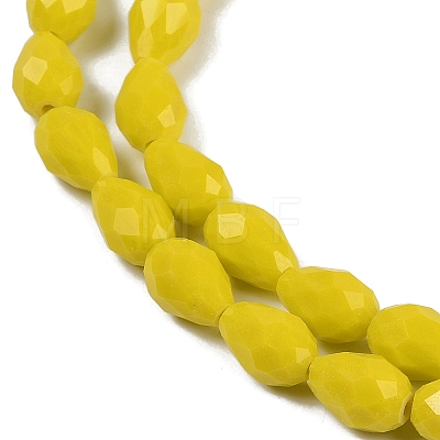 Opaque Solid Color Beads Strands EGLA-N013-P8mm-D06-1