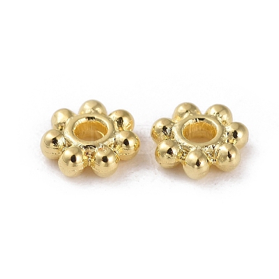 Tibetan Style Alloy Daisy Spacer Beads X-LF0991Y-G-RS-1
