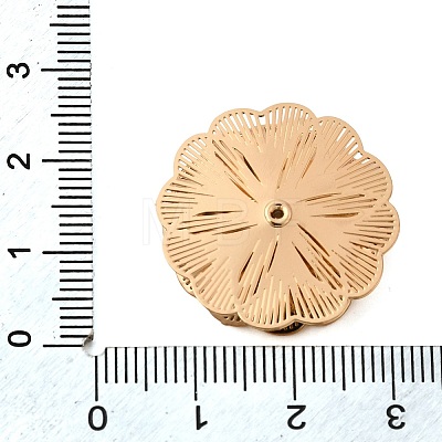 Brass Bead Caps KK-C167-03E-G-1