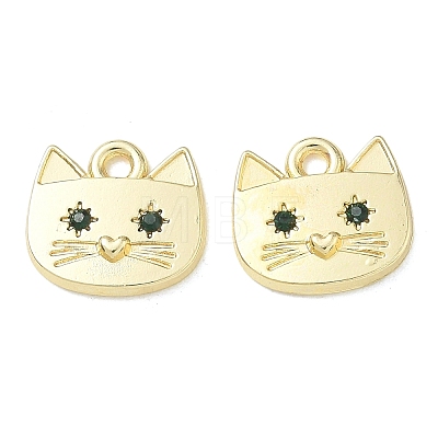 Alloy Rhinestone Pendants FIND-D044-21G-03-1