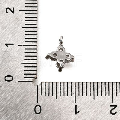 Brass Micro Pave Cubic Zirconia Pendants KK-D356-07D-P-1