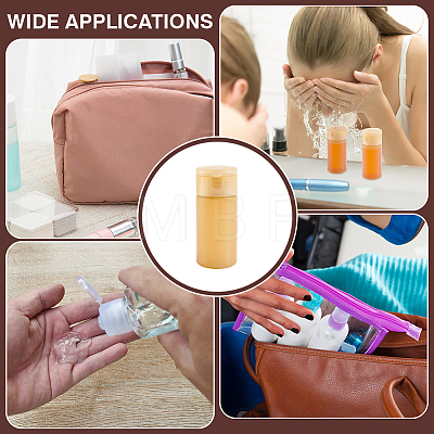 20Pcs Plastic Flip Travel Squeeze Bottles MRMJ-BC0003-57A-1