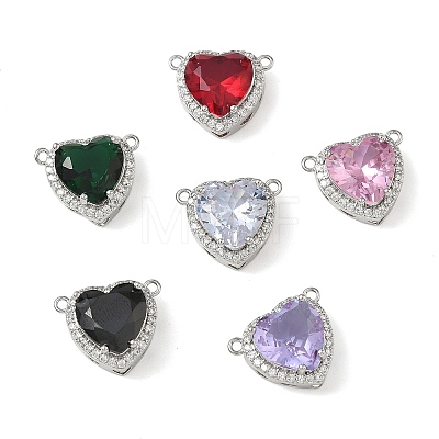 Brass Pave Cubic Zirconia Pendants KK-CBA74BF-01P-1