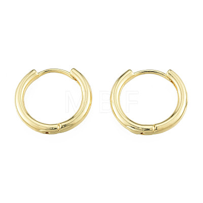 Brass Hinged Hoop Earrings for Women EJEW-N011-87-1