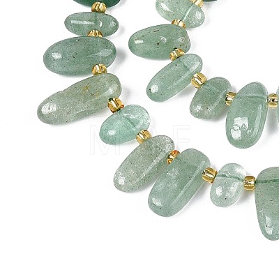 Natural Green Strawberry Quartz Beads Strands G-Z091-A32-1