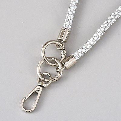 Resin Rhinestone Mobile Straps AJEW-JOY0001-19B-1