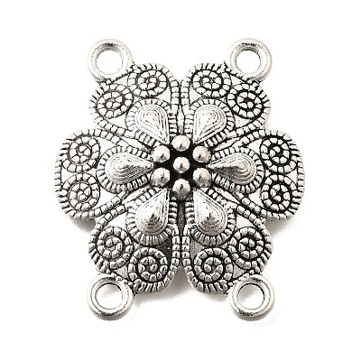 Tibetan Style Alloy Multi-Strand Links FIND-D042-08A-AS-1