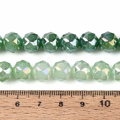 Anti-Tarnish Electroplate Glass Beads Strands GLAA-N064-10mm-05-1