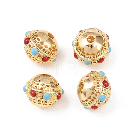Brass Beads KK-H524-10G-1