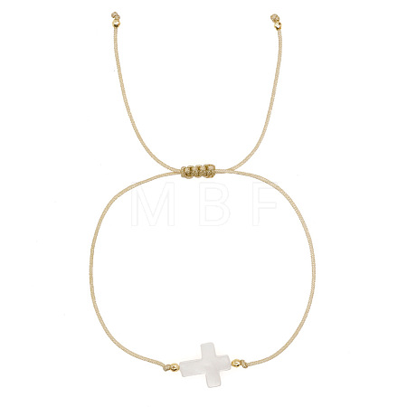 Friendship Shell Bead Braided Bracelets EL8997-1-1
