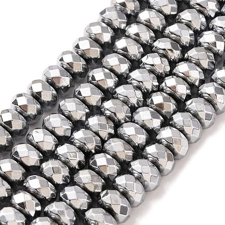 Electroplate Non-magnetic Synthetic Hematite Beads Strands G-J160-E-01-1
