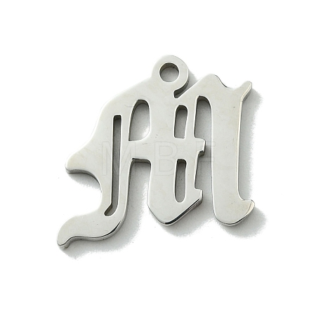 Non-Tarnish 201 Stainless Steel Pendants STAS-B055-01P-M-1