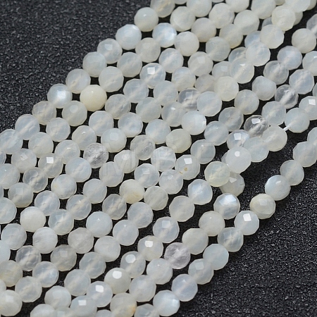 Natural White Moonstone Beads Strands G-E411-07-2mm-1