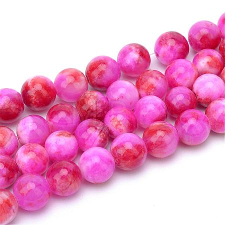 Natural Dyed Persian Jade Gemstone Bead Strands G-R271-6mm-XP07-1