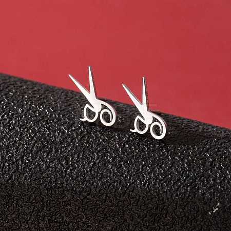 Stainless Steel Small Animal Stud Earrings for Women PW-WG87B69-22-1