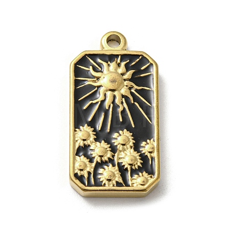304 Stainless Steel Pendants STAS-G320-02F-G-1