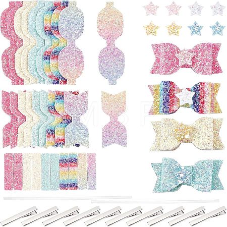 PandaHall Elite DIY Hair Bow Bowknot Hair Accessories AJEW-PH0002-51-1