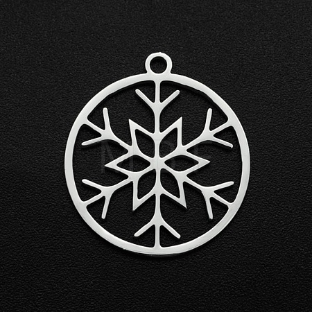 Non-Tarnish Christmas 201 Stainless Steel Pendants STAS-R111-JA694-1