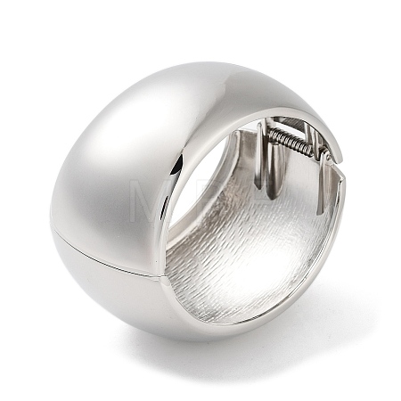 Alloy Wide Hinged Bangles BJEW-C058-08P-1-1