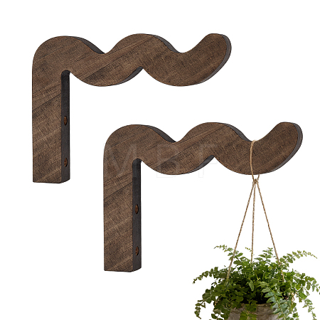Wood Hanging Plant Support AJEW-WH0643-006-1
