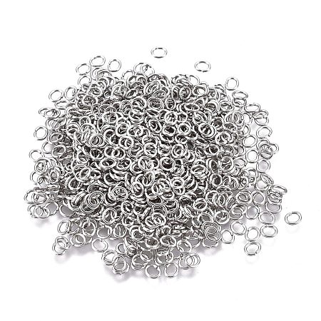 Tarnish Resistant 304 Stainless Steel Open Jump Rings STAS-F250-11P-A-1