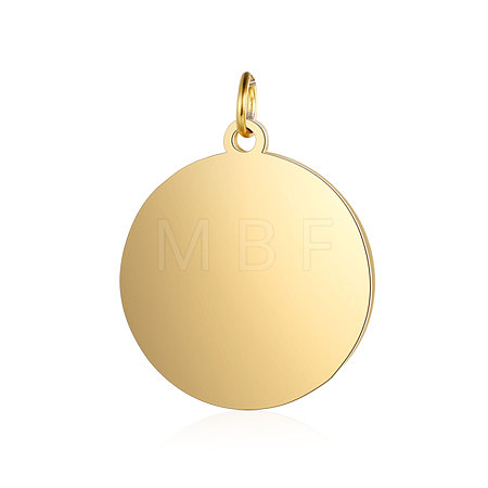 Ion Plating(IP) 304 Stainless Steel Pendants STAS-S105-T638-2-20-1