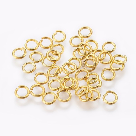 Iron Open Jump Rings IFIN-JR5x1mm-G-1