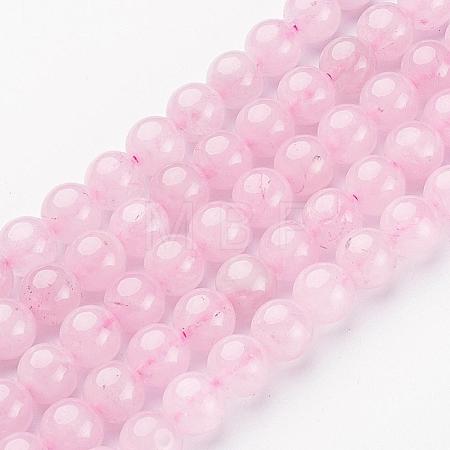 Natural Rose Quartz Beads Strands GSR034-1