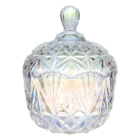 Glass Candy Storage Box HOUS-WH0007-008A-1