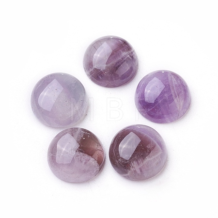 Natural Amethyst Cabochons X-G-A174-04A-12mm-1