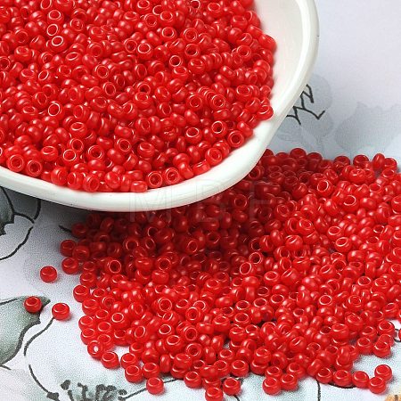 Baking Paint Glass Seed Beads SEED-P006-03A-10-1