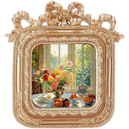 Retro Resin Photo Frame Stand DJEW-SP0001-57B-1