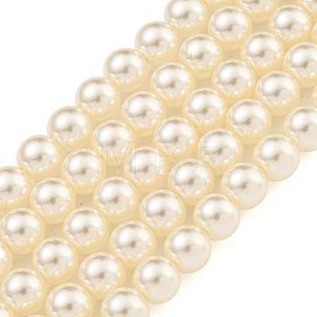 Glass Pearl Beads Strands HY-G002-01C-02-1
