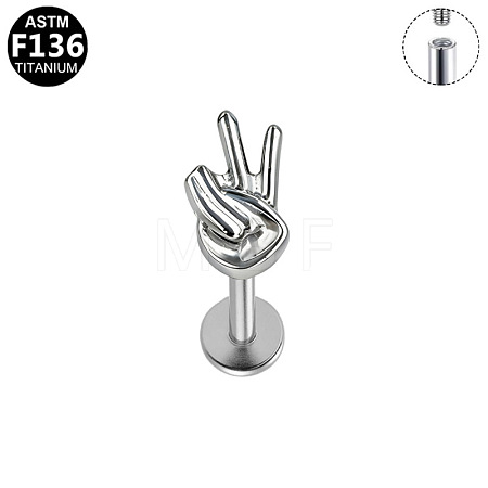 Titanium Alloy Cartilage Earrings WGB6E32-04-1