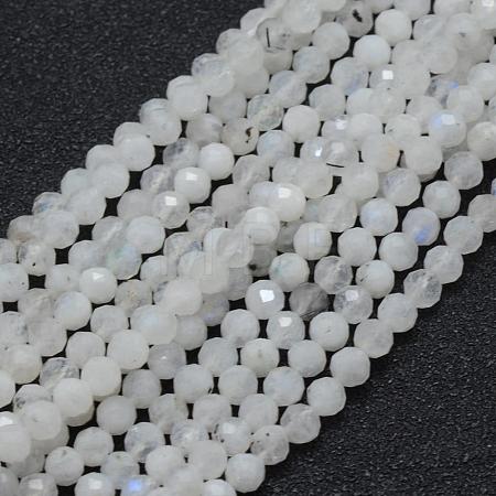 Natural Rainbow Moonstone Beads Strands G-E411-08-4mm-1