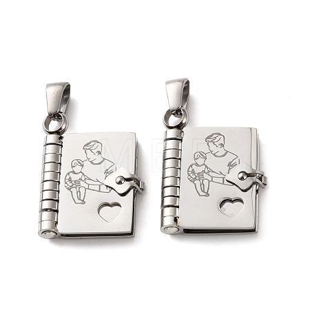 304 Stainless Steel Pendants SA-CBA694E-01P-07-1