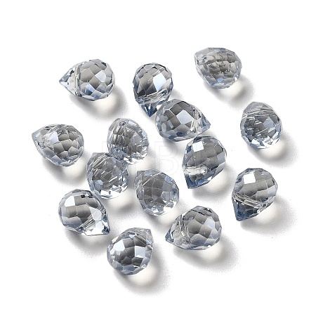 Electroplated Glass Beads GLAA-K062-01A-FR07-1