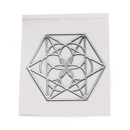 Self Adhesive Brass Stickers DIY-I044-04P-1