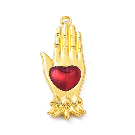 Alloy Enamel Pendants ENAM-P252-05G-1