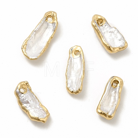 Baroque Natural Keshi Pearl Pendants PEAR-P004-20KCG-1