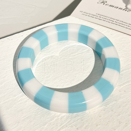 Resin Bangles BJEW-H600-58B-05-1