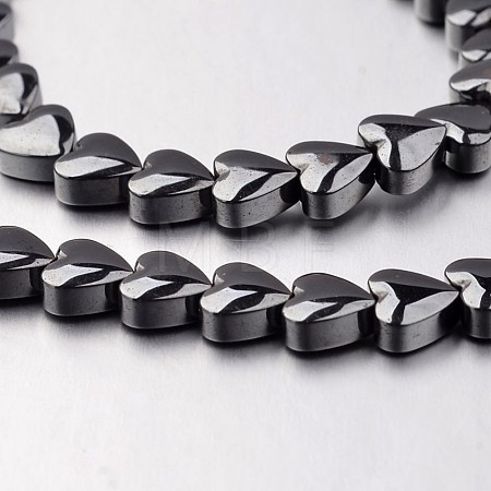 Non-magnetic Synthetic Hematite Bead Strands X-G-F300-22A-09-1