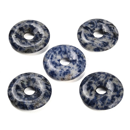 Natural Blue Spot Jasper Pendants G-F831-A09-1