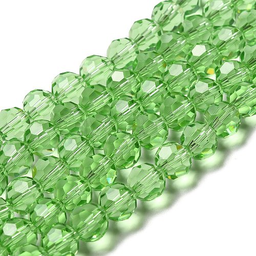 Transparent Glass Beads EGLA-A035-T10mm-D09-1