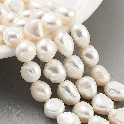 Natural Cultured Freshwater Pearl Beads Strands PEAR-P062-31D-1