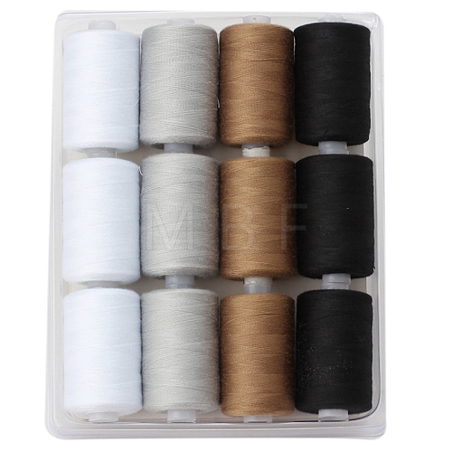 12 Colors Polyester Sewing Thread PW-WGD975A-05-1