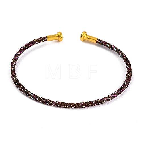 Braided Carbon Steel Wire Bracelet Making MAK-A017-B59-1