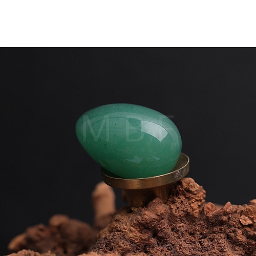 Natural Green Aventurine Egg Figurines Statues for Home Office Desktop Decoration PW-WG1DC51-03-1