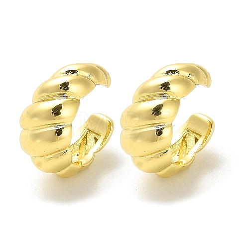 Brass Cuff Earrings EJEW-L270-001G-1
