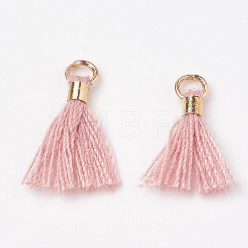 Polycotton(Polyester Cotton) Tassel Pendant Decorations FIND-S275-25G-1